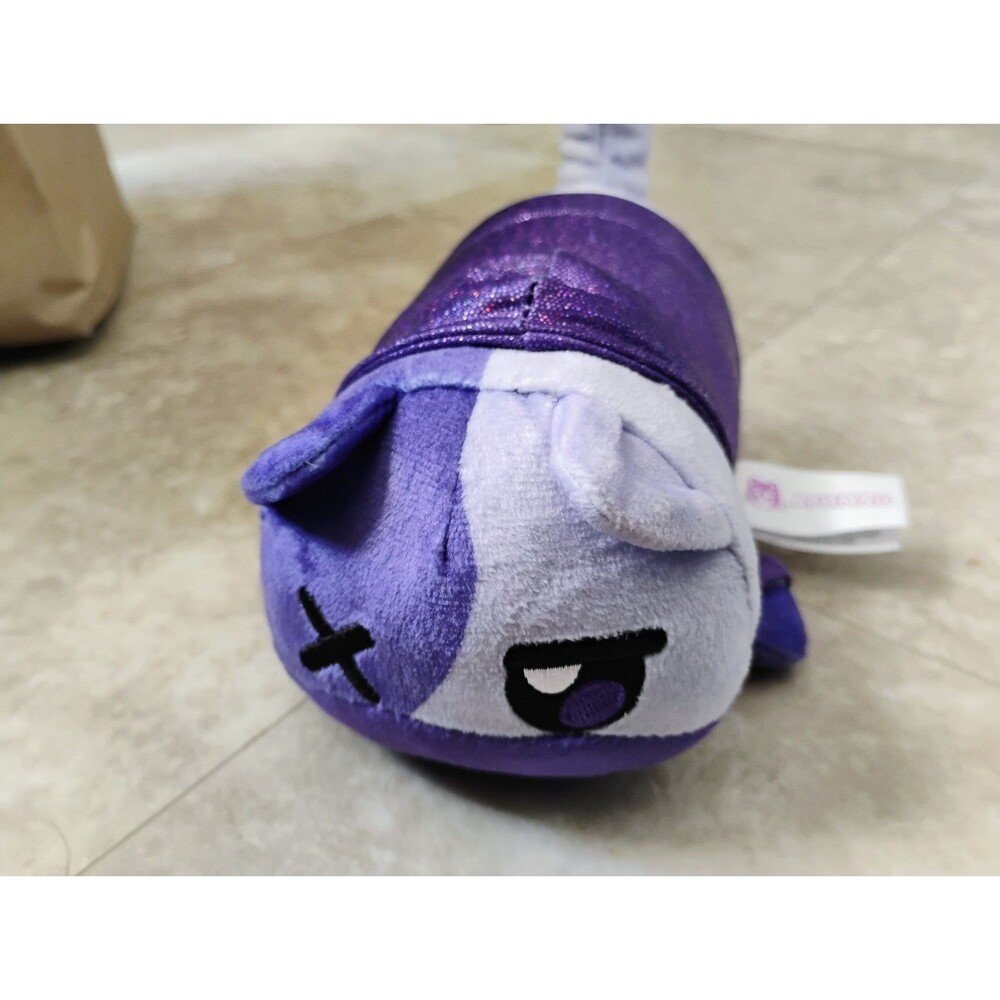 Aphmau MeeMeows Litter 6 Glitter Edition Zane Cat 6” Mystery Purple Plush